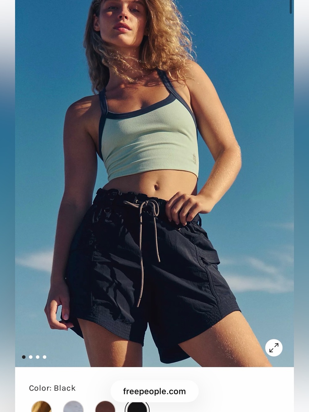 Free People Movement In the Wild Long Hiking Shorts